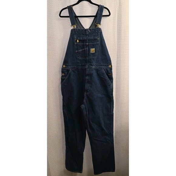 Carhartt Denim - Carhartt Men's Loose Fit Denim Bib OveCarhartt Men's Loose Fit Denim Bib Overall